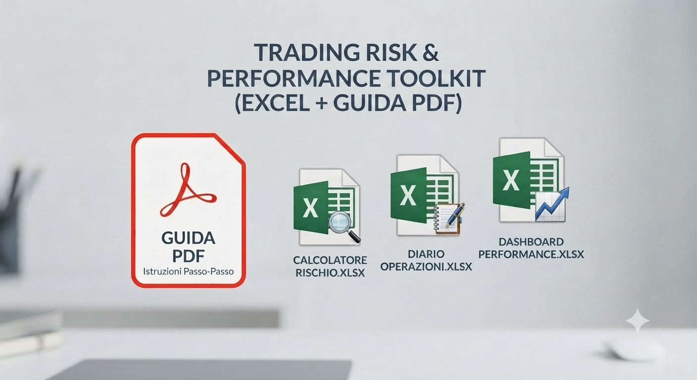 Trading Risk & Performance Toolkit (Excel + Guida PDF)