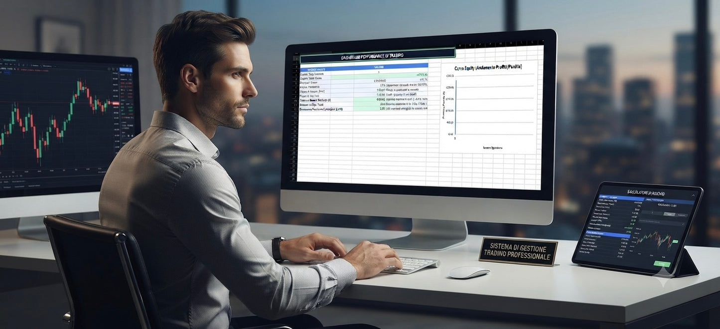 Trading Risk & Performance Toolkit (Excel + Guida PDF)
